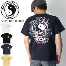 ★期間限定・ポイント15倍商品★【送料無料】T&C Surf Designs(（ティー＆シー）) タウン＆カントリー プリント Tシャツ サーファー Tシャツ ハワイアン Tシャツ サーフ デザイン メンズ レディース【父の日 プレゼント】