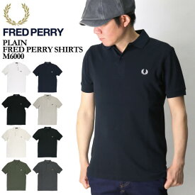 ★期間限定！ポイント10倍★【送料無料】FRED PERRY(フレッドペリー) プレーン フレッドペリー シャツ M6000 ポロシャツ 定番 鹿の子 メンズ レディース【クーポン対象外商品】