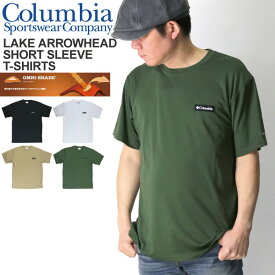 ★期間限定・ポイント15倍商品★【送料無料】Columbia(コロンビア) レイク アローヘッド ショートスリーブ Tシャツ カットソー ロゴTシャツ 冷却機能 UVカット メンズ レディース【父の日 プレゼント】