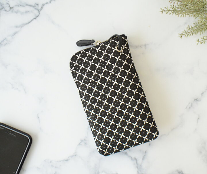 楽天市場】印傳屋 印伝 8811 そよか スマホショルダー スマホポーチ 