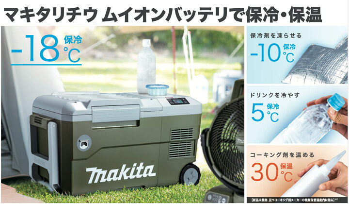 楽天市場】マキタ 充電式保冷温庫 7L オリーブ CW003GZO 本体のみ 