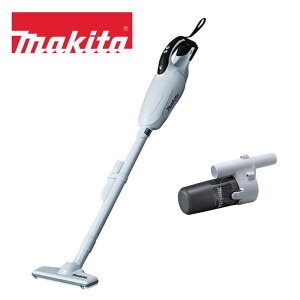 マキタ 14.4V 充電式クリーナー CL141FDZW 白 本体+ショートサイクロンアタッチメント A-72475 オリジナルセット ※バッテリー・充電器別売 カプセル式 ワンタッチスイッチ コードレス 掃除機