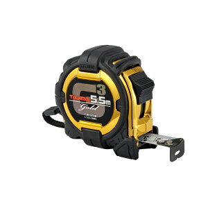 タジマ G3ゴールド 19mm幅5.5m 尺相当 G3GL19-55SBL 尺相当目盛 弾性樹脂カバー 傷つけにくい コンベックス スケール