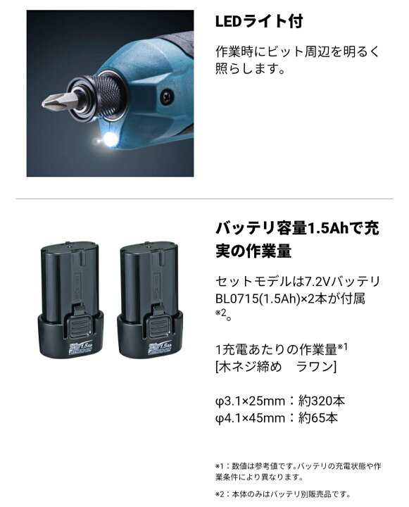 楽天市場】【在庫有】【限定色】マキタ 充電式ペンインパクト 