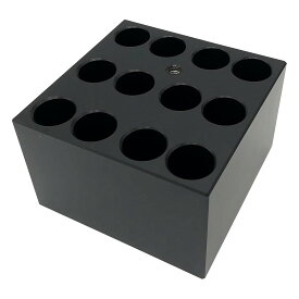 アズワン ドライブロックバス用アルミブロック　試験管21mm　12本用 1-7554-17