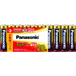 Panasonic�A���J�����d�r�������P3�`20�{�p�b�N LR6XJ/20SW