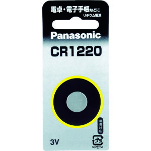 Panasonic�R�C���^���`�E���d�rCR1220 CR1220P