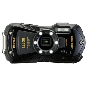 PENTAX�h���R���p�N�g�f�W�^���J����WG�|90�u���b�N WG-90 BLACK KIT