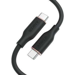 AnkerPowerLineIIIFlowUSB�|C��USB�|C�P�[�u��0�D9m�~�b�h�i�C�g�u���b�N A8552N12