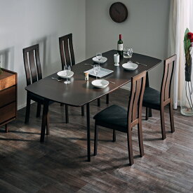 伸長式 ダイニングテーブル 5点セット 4人掛け 150 から 194 伸長テーブル 木製 チェア 椅子 おしゃれ 食卓テーブルセット リビングテーブルセット 北欧 モダン シンプル チェア