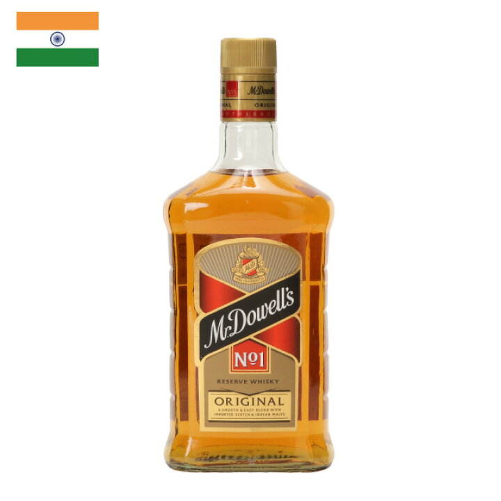 楽天市場】ミスタードエル No.1 ウイスキー（インド産） 42.8度 750ml  