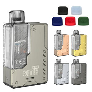 Aspire GOTEK PRO KIT スターターキット + Gotekシリコンキャップ5色セット