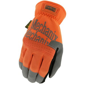 ��Ɨp�O���[�u ���J�j�N�X�E�F�A Mechanix Wear FastFit Hi-Viz �I�����W �^�b�`�p�l���Ή� �ʋC�� �T�o�Q�[ �o�C�N �����m DIY �L�����v ������ SFF-99
