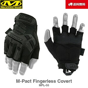  Mechanix Wear JjNXEFA M-Pact GpNg Fingerless Covert Ro[g Jo[g  MFL-55 O[u  R ToCo ToQ[ oCN  Ɨp JjbN JjNX Jj