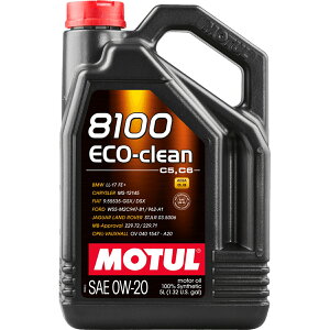 MOTUL `[ 8100 ECO-CLEAN (GRN[) 0W-20 5L 113233
