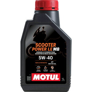 MOTUL `[ SCOOTER POWER LE (XN[^[ p[ GEC[) 5W-40 1L 113420