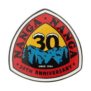 nanga 30th anniversary sticker delta �i���K 30th �A�j�o�[�T���[ �X�e�b�J�[ �f���^ RED×YEL ���b�h×�C�G���[ FREE �t���[