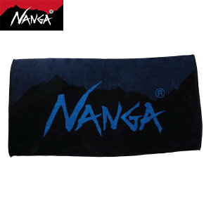 NANGA �i���K NANGA LOGO BATH TOWEL BLU FREE