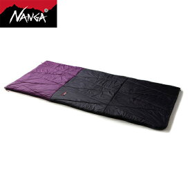 NANGA ナンガ RECTANGULAR PADDING BAG PURxBLK FREE