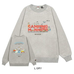 NANGA �i���K ECO HYBRID CAMPING MANNERS SOAP BUBBLES SWEATSHIRT �G�R�n�C�u���b�h �L�����s���O�}�i�[�Y �\�[�v�o�u���Y �X�E�F�b�g�V���c NW2411-1F701