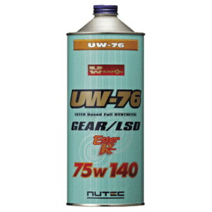 NUTEC �j���[�e�b�N UW-76 ULTIMATE Weapon ESTER RACING �����\�M�A�I�C�� GEAR OIL 75W-140 1L