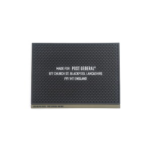 POST GENERAL �|�X�g�W�F�l���� PG RUBBER BAR MAT BLACK 982390001