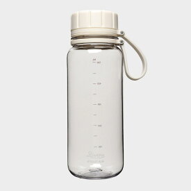 RIVERS リバーズ STOUT AIR スタウトエア 550E OFF WHITE オフホワイト 550ml 水筒 プラスチックボトル クリアボトル シェイカー フードコンテナ 保存容器 ナッツ 行動食 BPAフリー エコゼン 透明 目盛り 頑丈 丈夫 軽量 軽い シンプル アウトドア キャンプ 登山 BT010WH