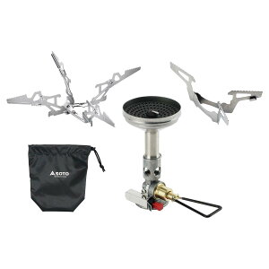 SOTO �\�g Micro Regulator Stove WindMaster �}�C�N�����M�����[�^�[�X�g�[�u �E�C���h�}�X�^�[ �g���C�t���b�N�X�Z�b�g SOD-311GS
