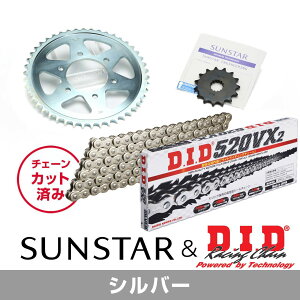 SUNSTAR TX^[ `F[&XvPbg 3_Zbg DID`F[ SS520VX3 Vo[ KԎ HONDA CB400SS N01-08 KD35106