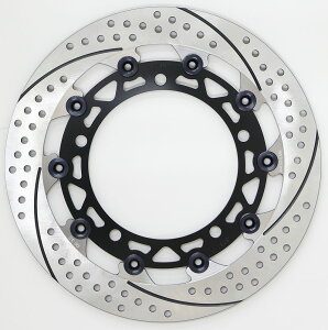 SUNSTAR サンスター プレミアムレーシング フロントディスクローター ハードアルマイト(自然発色) Z900RS CAFE フルフローティング セミフローティング 左用 右用 ホール&スリット Mタイプ