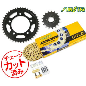 SUNSTAR �T���X�^�[ �`�F�[��&�X�v���P�b�g 3�_�Z�b�g CBR1100XX(97-07) �`�F�[���W���C���g+1�t�� �S�[���h KS55317