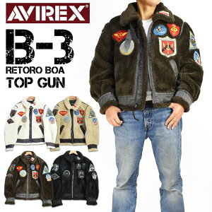 AVIREX ArbNX g{A B-3 gbvK BOA B-3 TOP GUN {At[X ~^[ tCgWPbg Y 783-2952004 783-4952037 783-5952038