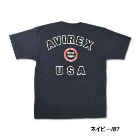 AVIREX アビレックス ヴァーシティー ロゴ Tシャツ 2.0 VARSITY LOGO T-SHIRT 2.0 半袖 ミリタリーTシャツ バーシティー メンズ 6123346 783-2934007