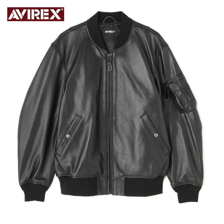 楽天市場】AVIREX アビレックス シープスキン レザー MA-1 LEATHER MA 
