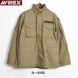 セール！ AVIREX アビレックス ビンテージ ウォッシュ タイプ M-65 ジャケット VINTAGE WASH TYPE M-65 JACKET フィールドジャケット ミリタリー アウター メンズ 6122146 7832252017