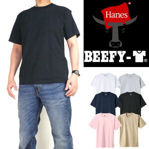 Hanes �w�C���Y �r�[�t�B�[ T�V���c BEEFY-T ���� �p�b�NT�V���c ���n �����Y ���f�B�[�X ���j�Z�b�N�X H5180 HM1-D001