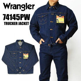 Wrangler ラングラー 74145PW デニムジャケット Gジャン TRUCKER JACKET メンズ WM1045