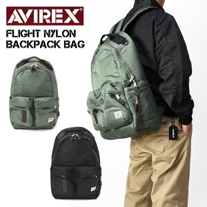 AVIREX �A�r���b�N�X FLIGHT NYLON BACKPACK BAG �t���C�g �i�C���� �o�b�N�p�b�N �~���^���[ �����Y ���f�B�[�X ���j�Z�b�N�X 783-4976010 783-6976015
