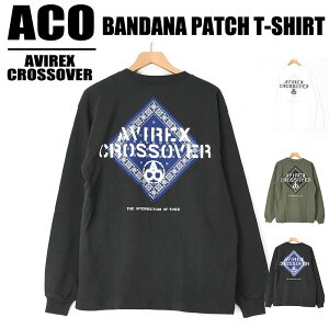 AVIREX ArbNX NXI[o[ o_i pb` TVc ACO CROSSOVER BANDANA PATCH T-SHIRTS ~^[ TVc Y yCY[ o_i 783-4230023