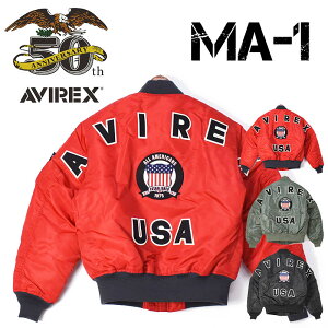 AVIREX ArbNX 50NLO MA-1 50th MA1 SIGNATURE MA-1 BIG LOGO ~^[WPbg tCgWPbg Y H ~ 783-5952019