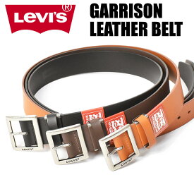 LEVI'S リーバイス ギャリソン レザーベルト シルバーバックル メンズ レディース ユニセックス 15116023