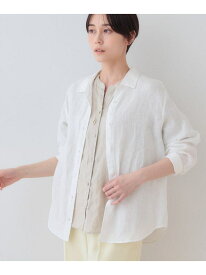 【SALE／60%OFF】【毎年人気!/フレンチリネン】ベーシックシャツ INDIVI インディヴィ トップス シャツ・ブラウス グリーン オレンジ グレー ブラック ネイビー ホワイト【RBA_E】【送料無料】[Rakuten Fashion]