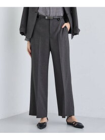 【SALE／40%OFF】【洗える/通勤/スーツ】メランジストレッチ ワイドパンツ INDIVI インディヴィ パンツ その他のパンツ グレー ネイビー【RBA_E】【送料無料】[Rakuten Fashion]