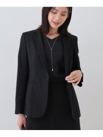 【SALE／40%OFF】【日本製】リネンライクテーラードジャケット INDIVI インディヴィ ジャケット・アウター テーラードジャケット・ブレザー ブラック ブラウン【RBA_E】【送料無料】[Rakuten Fashion]