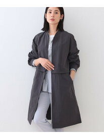 【SALE／68%OFF】春SALE!【撥水/UVケア/2WAY】ショート&ロング ブルゾンコート INDIVI インディヴィ ジャケット・アウター ブルゾン・ジャンパー グレー ベージュ【RBA_E】【送料無料】[Rakuten Fashion]