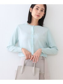 【SALE／60%OFF】【洗える】ブラウスコンビ ニットカーディガン INDIVI インディヴィ トップス カーディガン グリーン オレンジ ホワイト ブラック【RBA_E】【送料無料】[Rakuten Fashion]