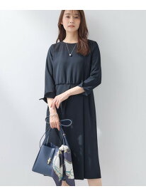 【洗える/SETUP可】着る日傘ヨーク切り替えワンピース INDIVI インディヴィ ワンピース・ドレス その他のワンピース・ドレス ベージュ ネイビー【送料無料】[Rakuten Fashion]