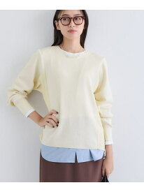 【SALE／57%OFF】【洗える/選べる8色】トーンアップニット INDIVI インディヴィ トップス ニット レッド ブラック グレー ホワイト ブルー ワインレッド ピンク【RBA_E】【送料無料】[Rakuten Fashion]