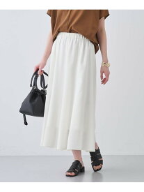 【SALE／55%OFF】【通気性◎撥水/接触冷感/UVケア】ナローフレアスカート INDIVI インディヴィ スカート ロング・マキシスカート ホワイト ネイビー オレンジ ブラウン【RBA_E】【送料無料】[Rakuten Fashion]