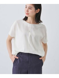 【SALE／40%OFF】【通気性◎撥水/接触冷感/UVケア】ドルマンスリーブブラウス INDIVI インディヴィ トップス シャツ・ブラウス ネイビー オレンジ ブラウン ホワイト【RBA_E】【送料無料】[Rakuten Fashion]